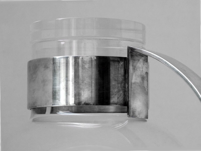 Sabattini Italy design years '70 refined glass jug